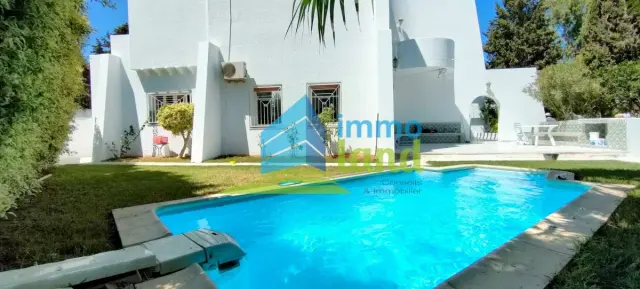 Villa en S 5 avec piscine à la Marsa — photo 2
